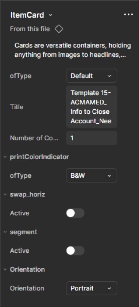 Custom Component Structure