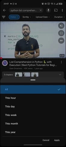 Finding Video Step 5
